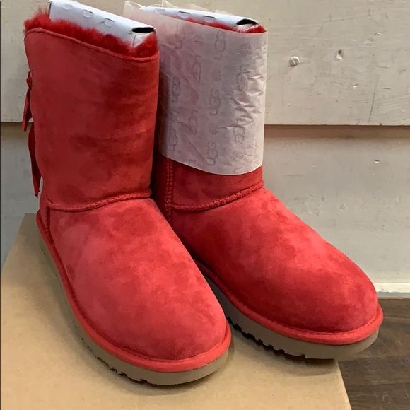 ugg customizable bailey bow red